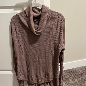 Free people waffle turtleneck